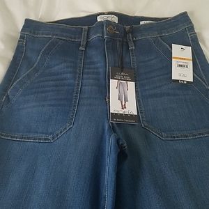 High Rise Wide Leg Crop